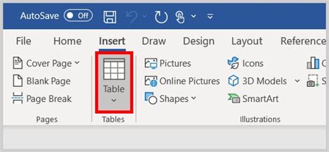 Three Ways To Insert Tables In Microsoft Word