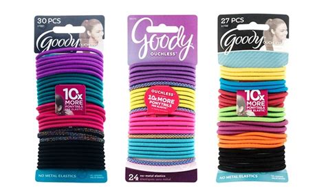 Goody Ouchless Elastic Hair Ties | Groupon Goods