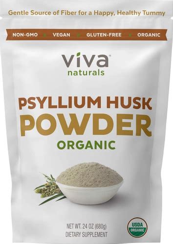 Psyllium Fibra 680g Viva Naturals G A 309 Envío Gratis