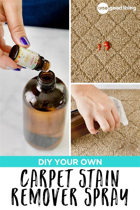 How To Make Your Own Carpet Stain Remover Spray In 2020 Stain Remover