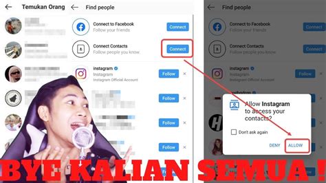 Cara Agar Akun Instagram Kita Tidak Terhubung Dengan Nomer Kontak Hp