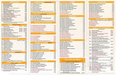 Online Menu Of Great Wall Restaurant Crystal Beach Ontario L0s 1b0