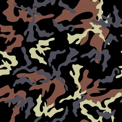 Multi Terrain Camouflage Pattern Stock Vector Junglebay