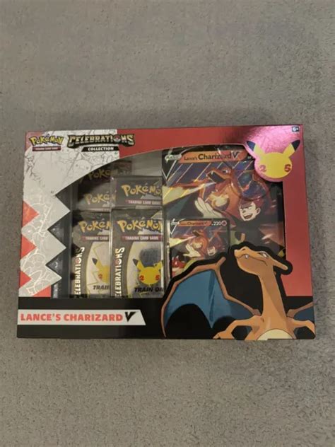 POKEMON TCG CELEBRATIONS 25th Anniversary Lance S Charizard V Box New