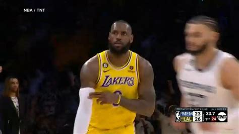 Video Lebron James Makes Historic 20 20 To Lead Lakers Over Grizzlies