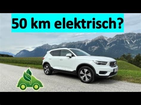 Volvo Xc T Recharge Test Der Elektrischen Reichweite Youtube