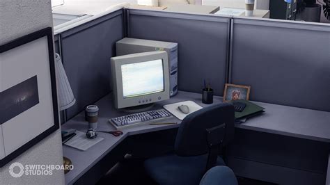 Cubicle Farm Office Space - CGHero