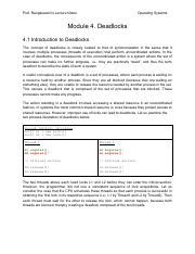 Module4 Notes Pdf Prof Rangaswami S Lecture Notes Operating Systems