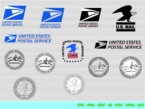 Usps Svg United States Postal Service Post Office Svg - Etsy