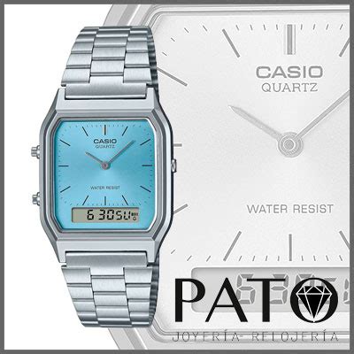 Casio AQ 230A 2A1MQYES Watch Collection Vintage Edgy Blue