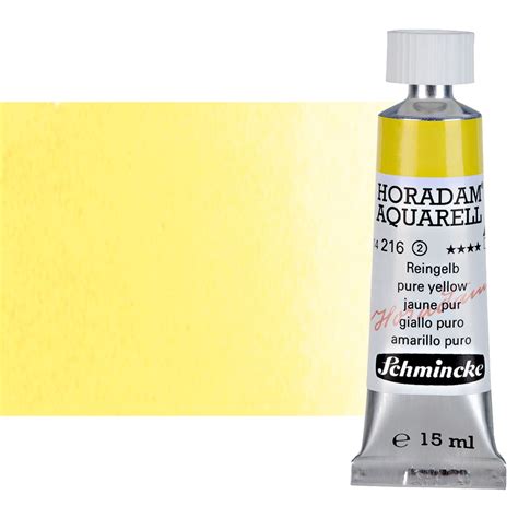 Schmincke Horadam Watercolor Pure Yellow 15ml Jerry S Artarama