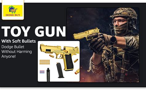 Home Buy Toy Gun With Soft Bullets Toy Pistol With Jump Ejecting Mag