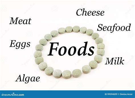 Circle Made Up Of Spirulina Stock Image Image Of Outline Spirulina