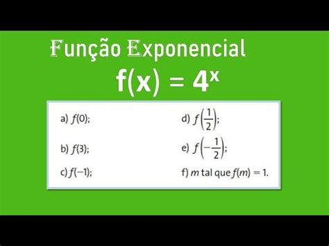 Como calcular função exponencial YouTube