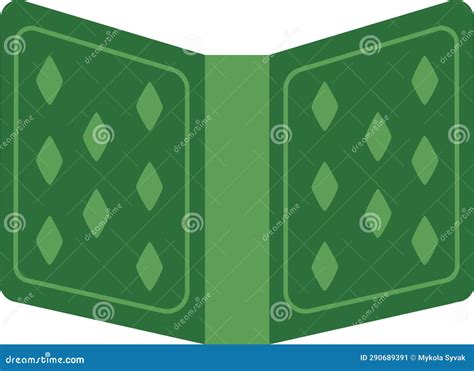 Opened Book Back stock vector. Illustration of cover - 290689391