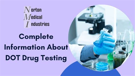 Complete Information About DOT Drug Testing