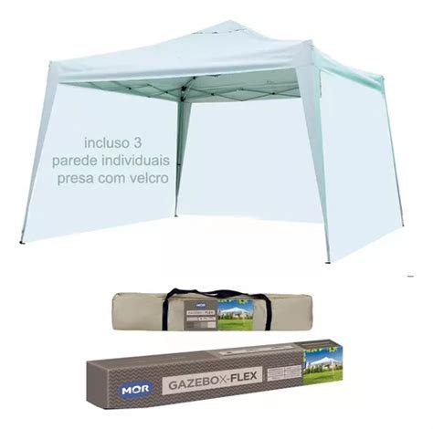 Gazebo Tenda Articulado Mor Sanfonada 3x3 3 Paredes Frete grátis