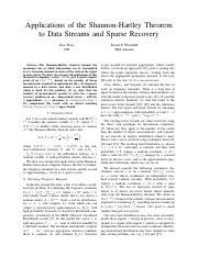 Applications of the Shannon-Hartley Theorem.pdf - Applications of the ...