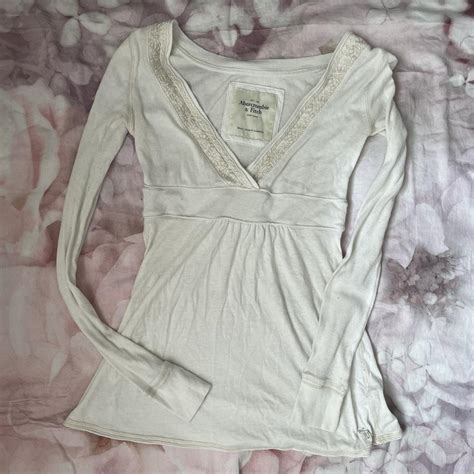 Abercrombie And Fitch Henley Baby Doll Top Size S Depop