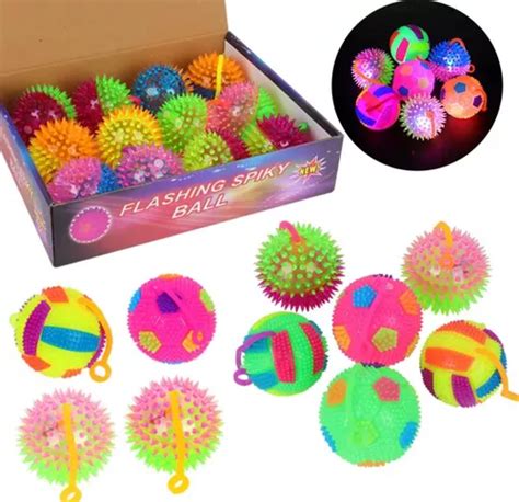 5 Pelotas Con Luz Led Y Sonido Juguete Souvenir Piñata MercadoLibre