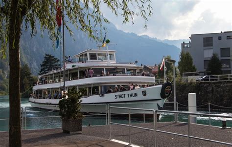 Schifffahrt Im Berner Oberland Portrait Ms Stadt Thun