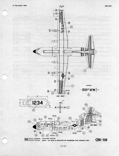 Paint and Lettering Diagram - C-130 General - C-130 Hercules.net -- The internet's #1 C-130 resource