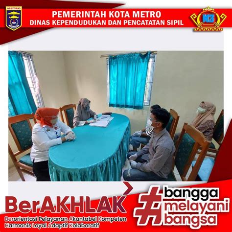 Pelayanan Pencatatan Perkawinan Dinas Dukcapil Kota Metro