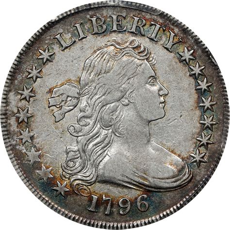 1796 Draped Bust Silver Dollar Bb 65 B 5 Rarity 3 Large Date