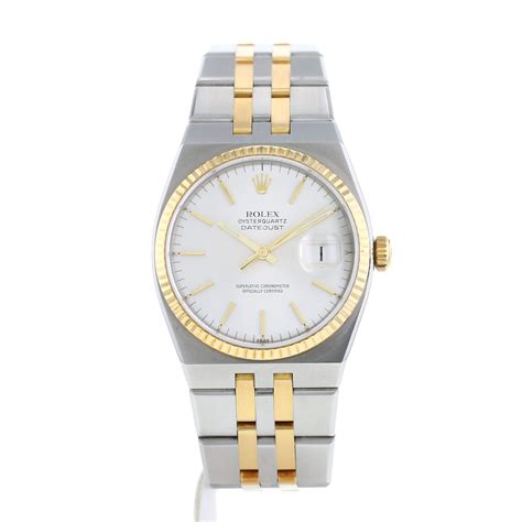 Rolex Oysterquartz Datejust Watch 397402 Collector Square