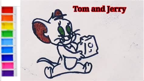 Tom And Jerry Drawing And Coloring Tom And Jerry Coloring Pages Youtube