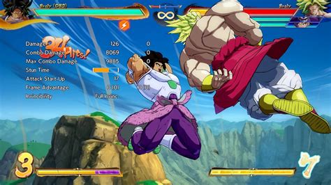 Dragon Ball Fighterz Dbs Broly Solo Midscreen 4 75 Bar No Sparking Tod