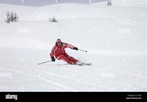 Skiing Stock Photo Alamy