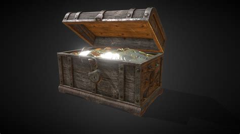 Rigged Pirate Treasure Chest Buy Royalty Free 3d Model By Pbr3d [7f4ab67] Sketchfab Store