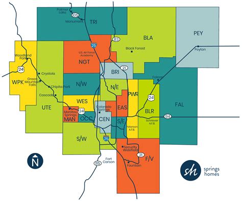 Colorado Springs Map Of Neighborhoods Printable Templates Free