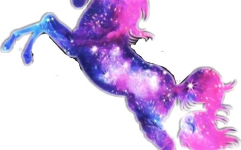 Download Hd Unicorn Galaxy Tumblr Sticker By Natascha Imagenes De