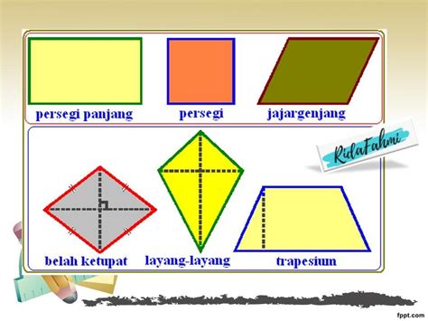 Contoh Benda Bangun Datar Belah Ketupat Siswapelajar