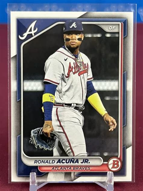 Carta Base Topps Bowman Ronald Acuna Jr Atlanta Braves Eur