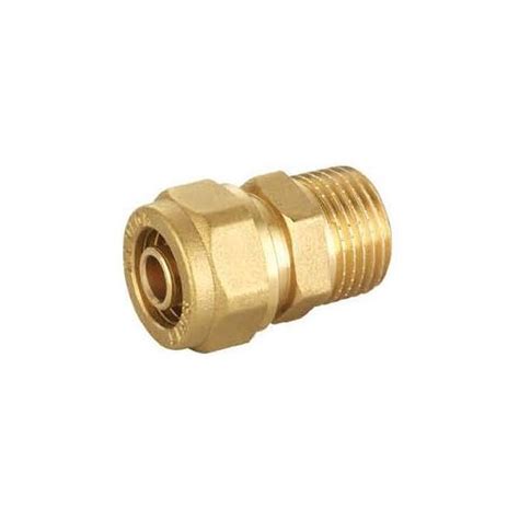 Brass Compression Fitting For Polyethylene Pipe Male MITSOU