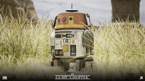 Artstation C1 10p Chopper Star Wars Rebels