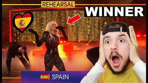 Nebulossa Zorra Spain Rehearsal Clip Eurovision