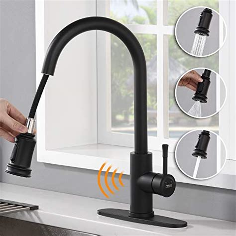 Amazing Force Touchless Kitchen Faucet With 3 Modes Pull Down Sprayer Single Handle Automatic