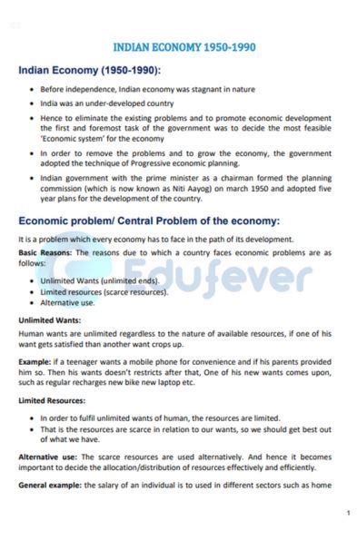 Cbse Class 12 Indian Economic Development Chapter 2 Notes