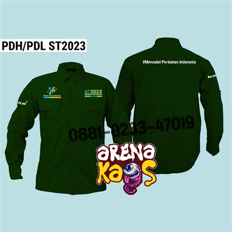 Jual KEMEJA PDL PDH LENGAN PANJANG BPS ST 2023 SENSUS PERTANIAN BADAN