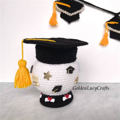 Graduation Crochet Pattern Collection Goldenlucycrafts