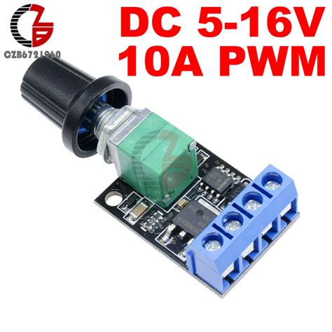 5V 12V 10A PWM DC Motor Speed Controller Governor Stepless Speed