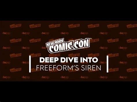 Nycc Dive Deep Into Freeform S Siren Youtube