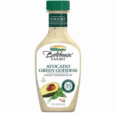 Bolthouse Farms Avocado Green Goddess Yogurt Dressing 12 Fl Oz Fred