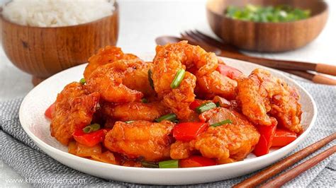 Sweet And Sour Prawn Balls Khinskitchen Chinese Cuisine Sweet And