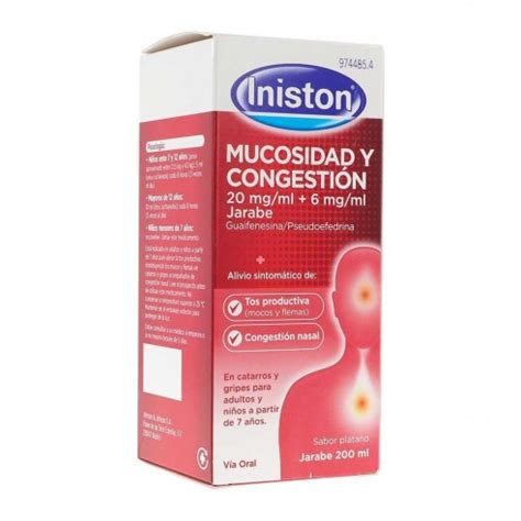 Comprar Iniston Mucosidad y Congestión 200 Ml al mejor precio