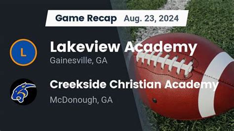 Football Recap Creekside Christian Academy Piles Up The Points Against